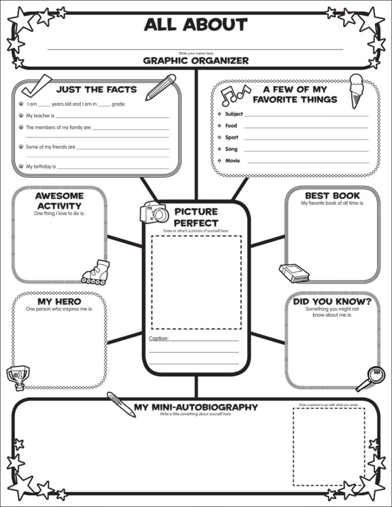 FREE All About Me Worksheets