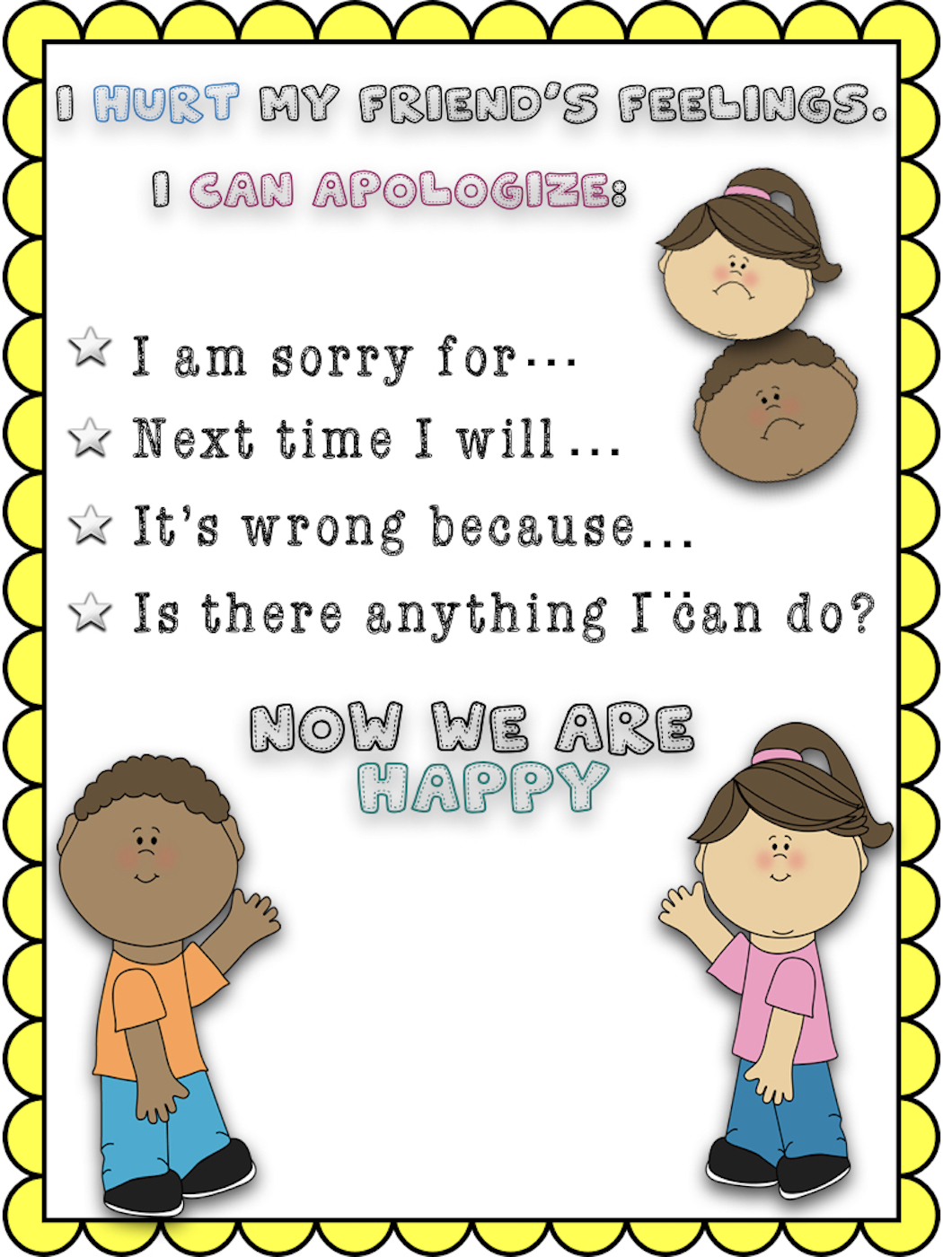 free-how-to-say-sorry-to-your-friend-poster