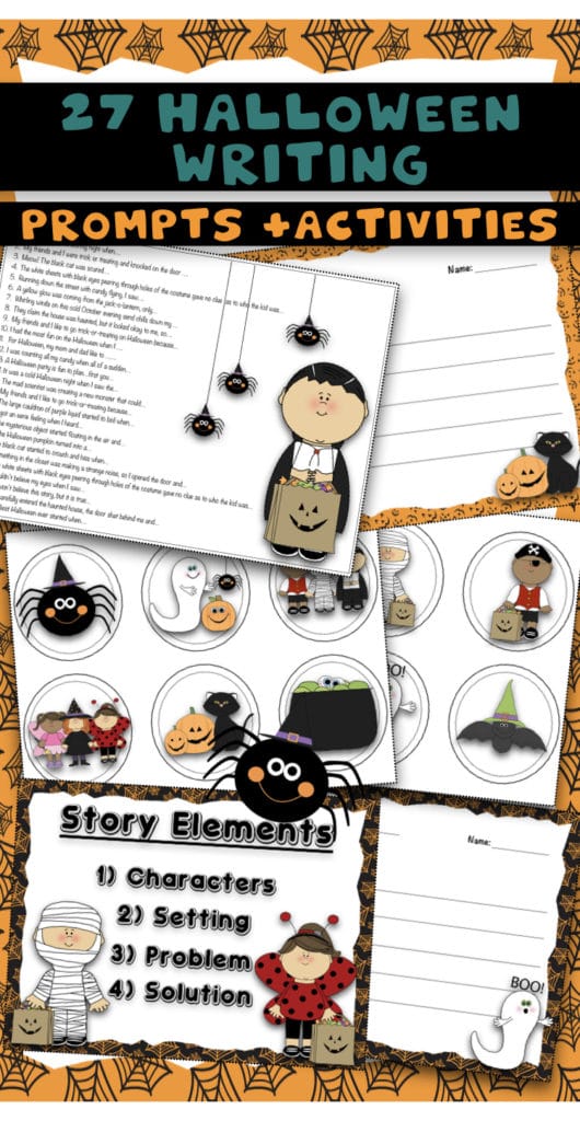 Fun Halloween writing prompts + activites - Creative Resources, Free ...