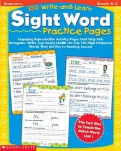 FREE PDF Book- Sight words practice