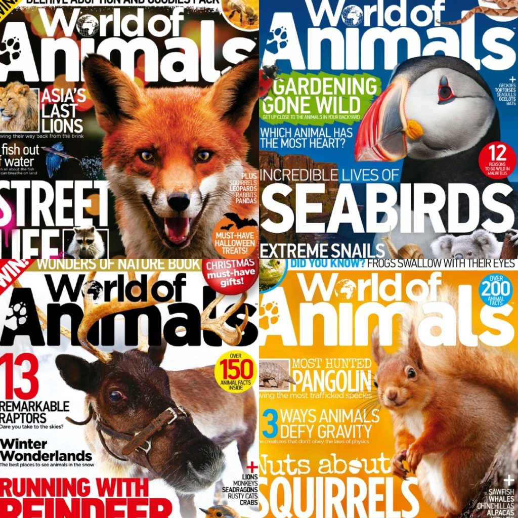 FREE- World of Animals magazines