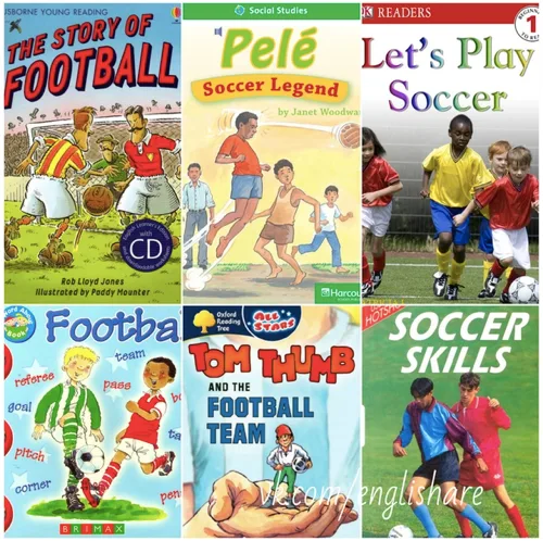 Cover of FREE Football-Related Books for Children PDF – Printable Pack with sports-themed stories and activities