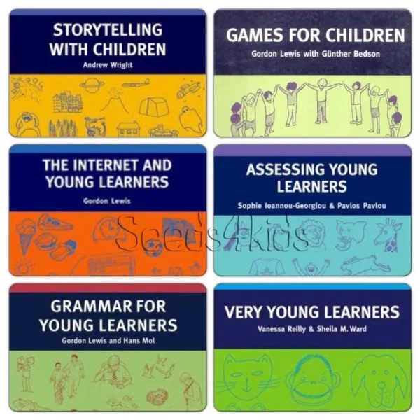 Covers of 6 Essential Books for Teaching English to Children – FREE TEYL PDF Collection