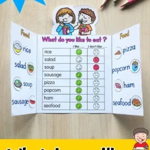 Cover of Likes and Dislikes Activities – FREE Speaking and Writing Pack for ESL learners