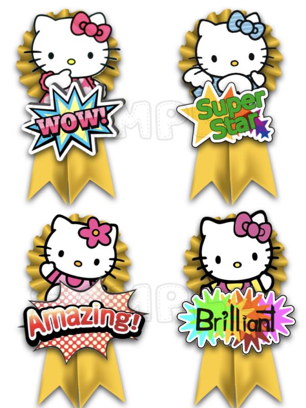 hello kitty gold medal