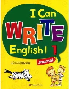 Cover of I Can Write English – FREE Writing Skills Printable Book for ESL learners